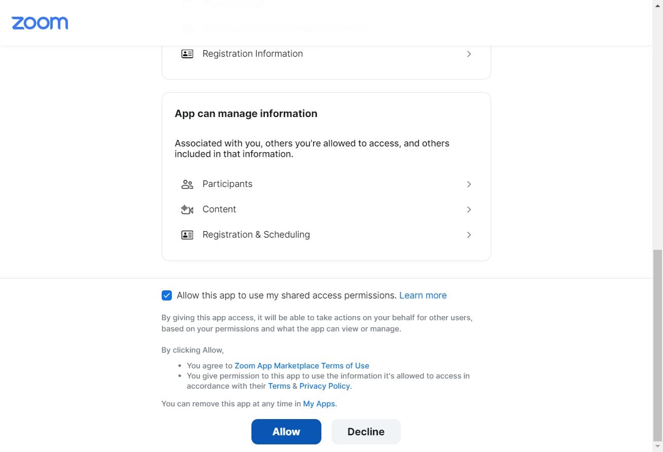 Grant Calendly access
