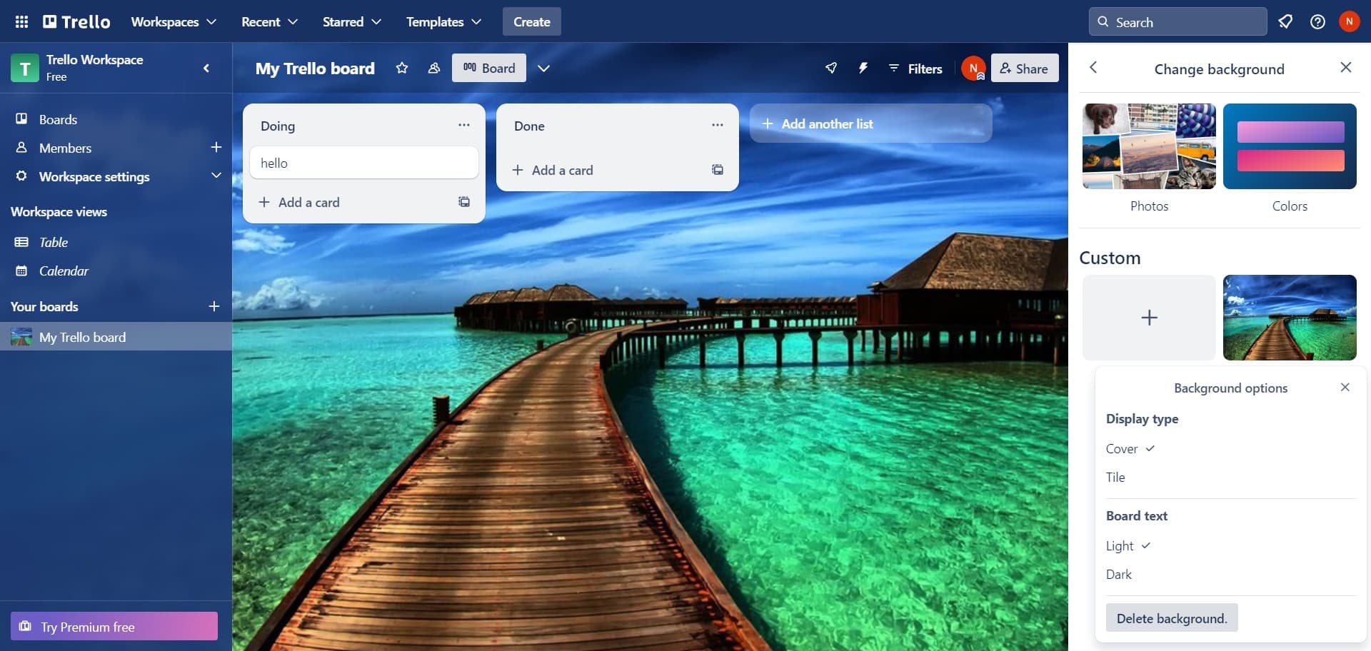 Remove or delete background