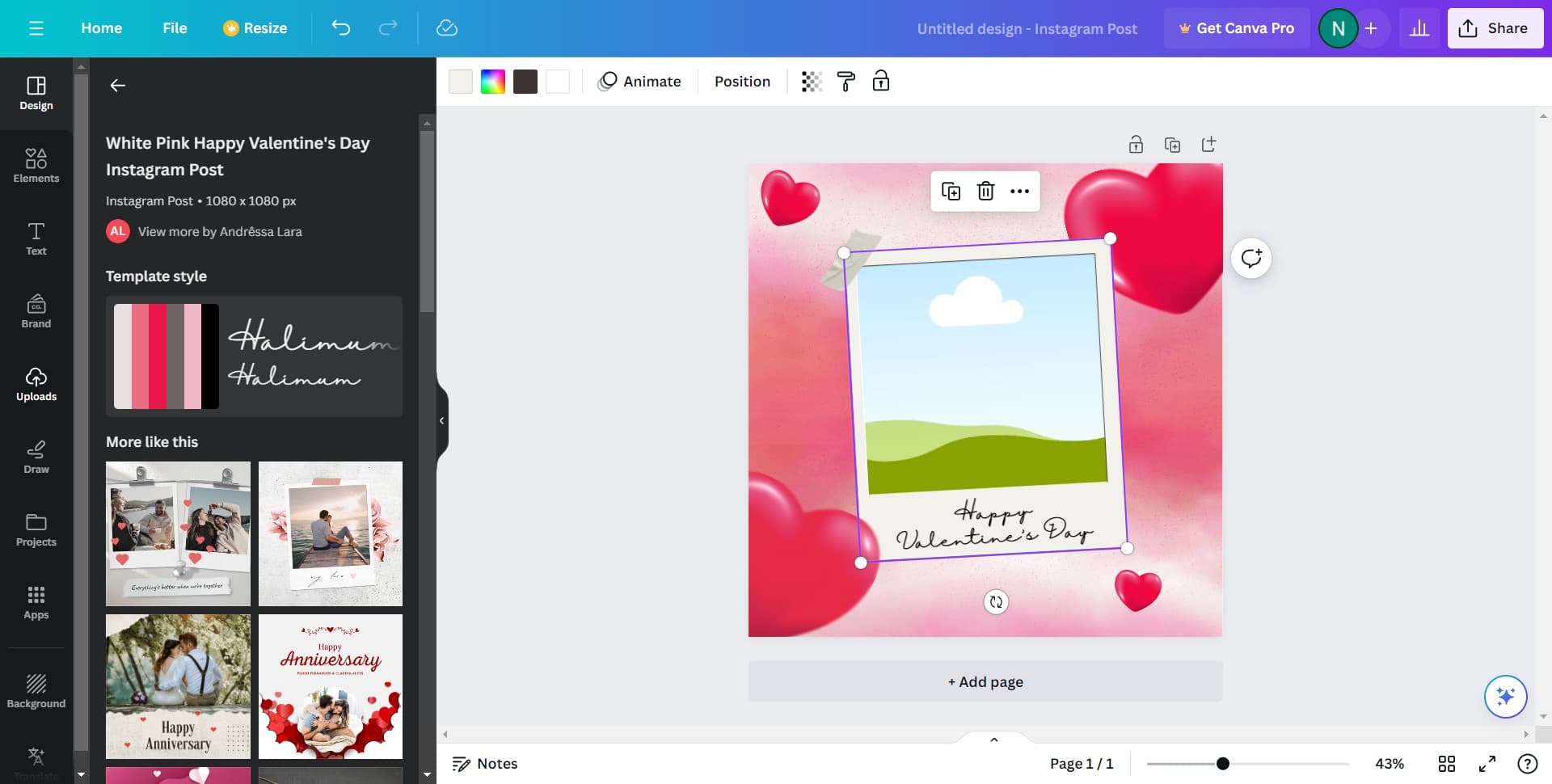 Navigate to Uploads section