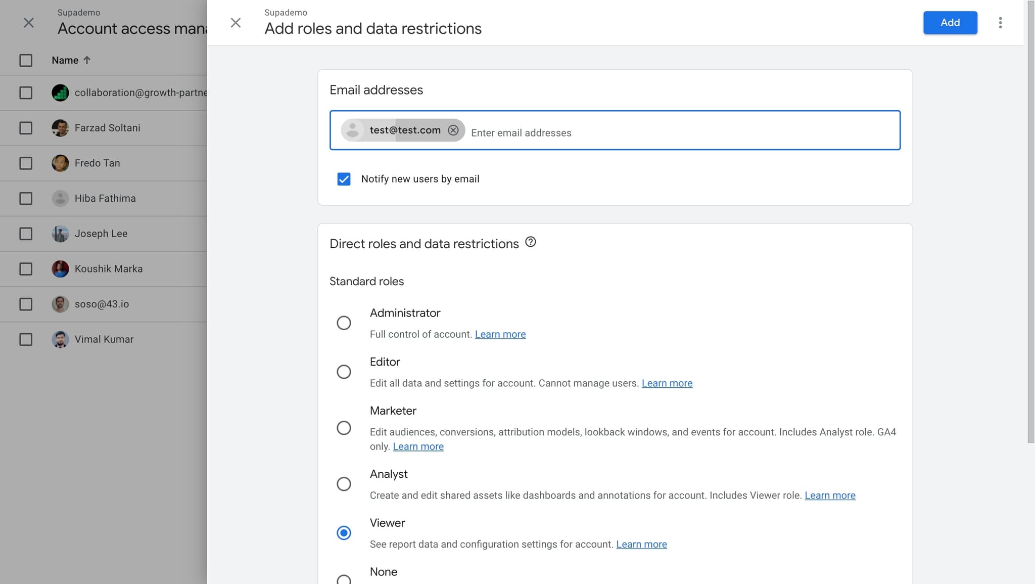 Review or cancel the action