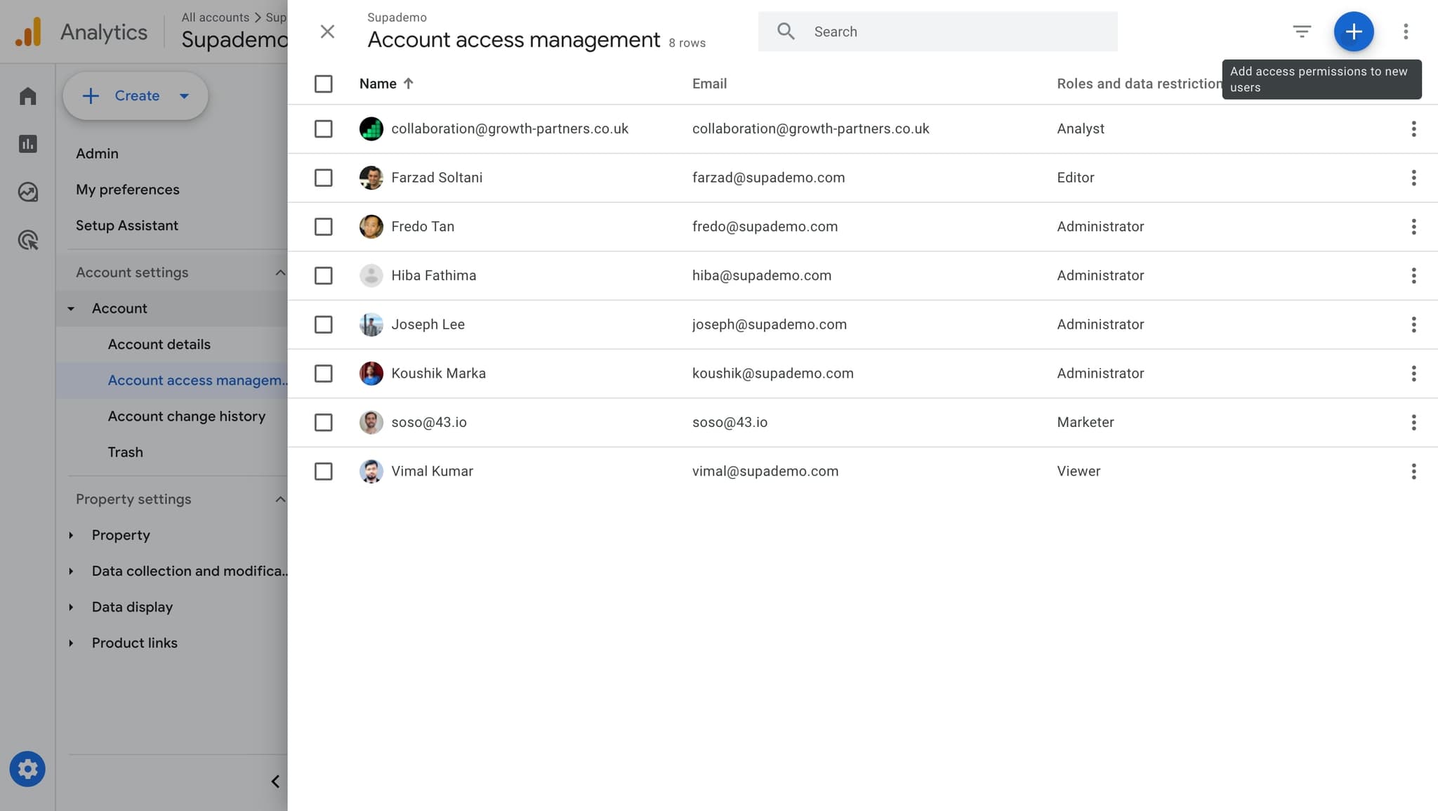 Initiate adding access