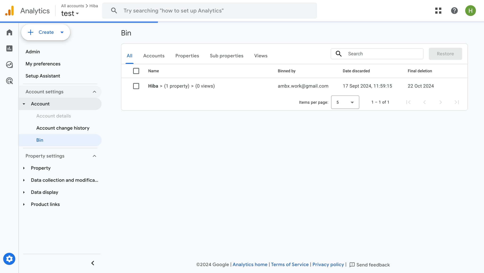 Confirm and complete deletion