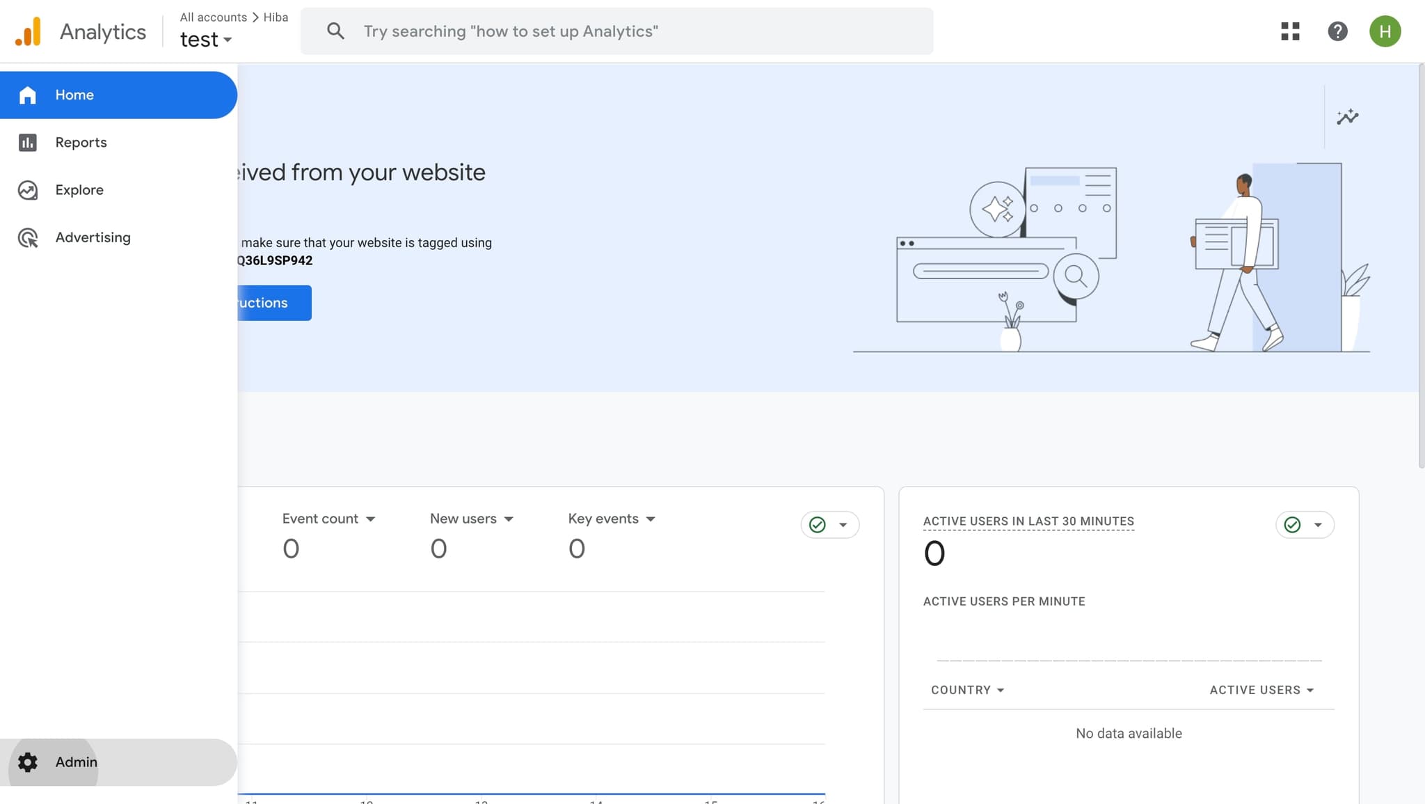 Click on the settings icon
