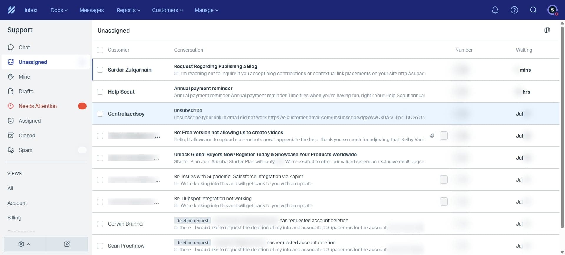 Click the assign option