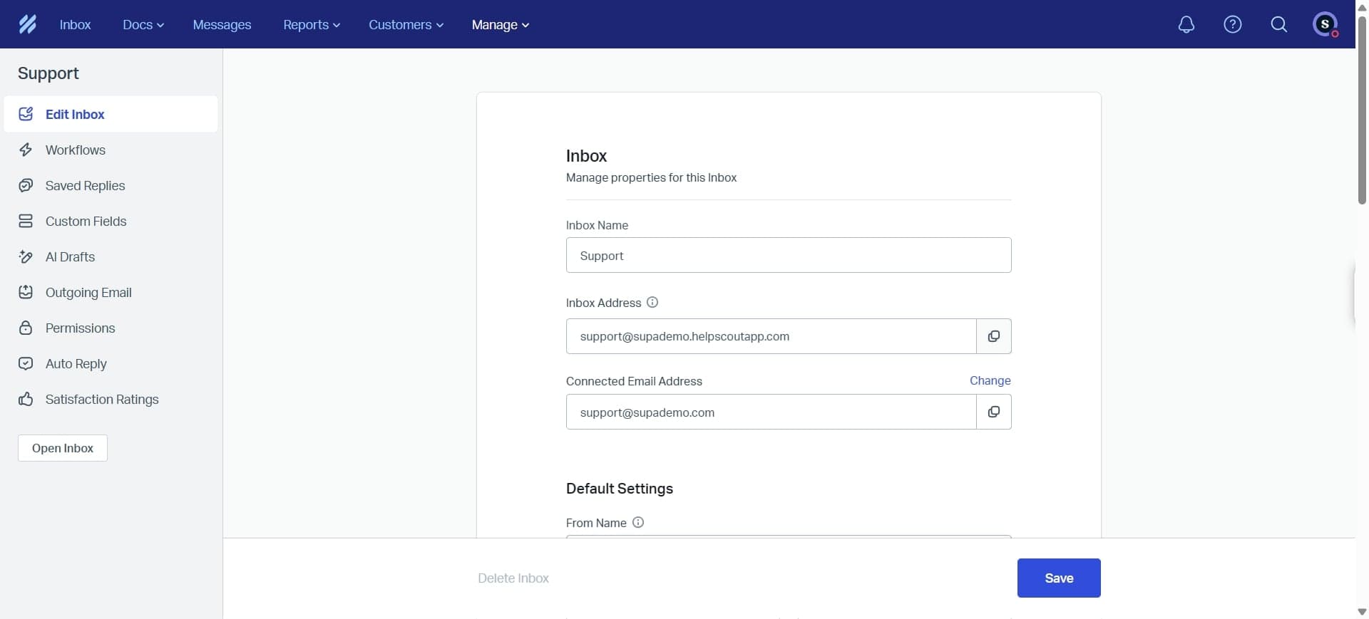 Find the forwarding address