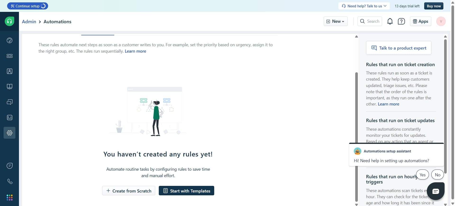 Choose actions to execute