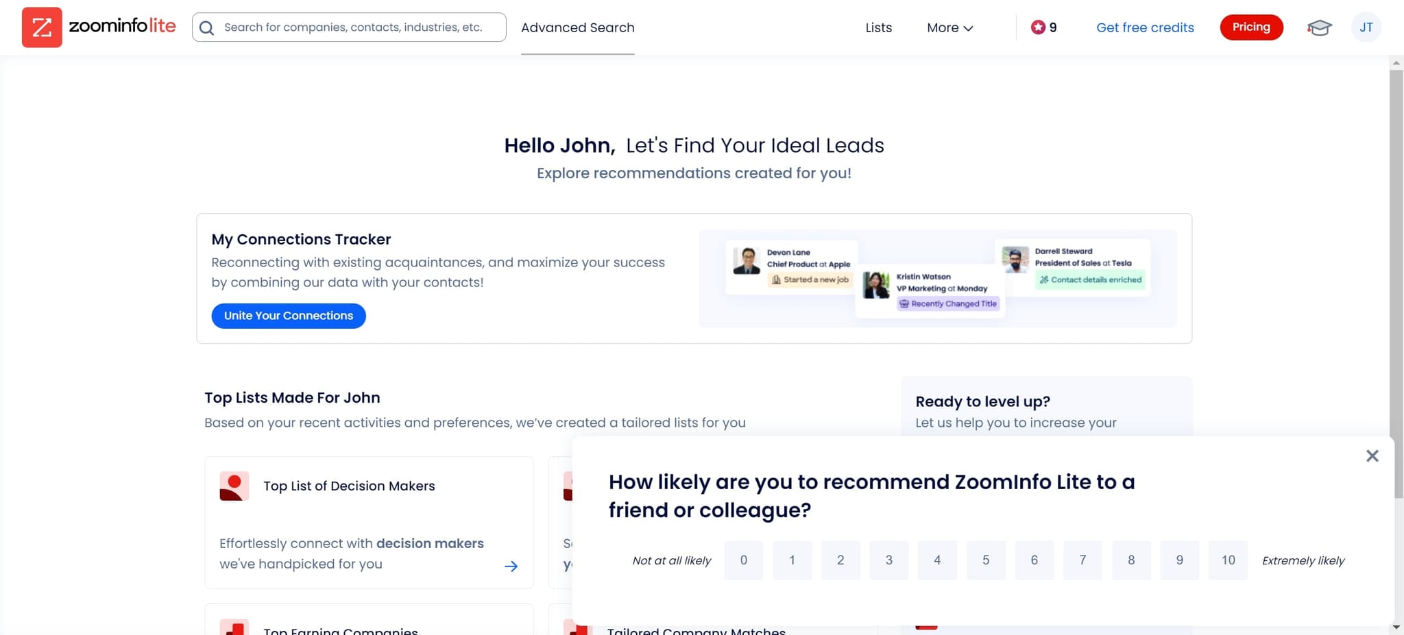 Open Advanced Search