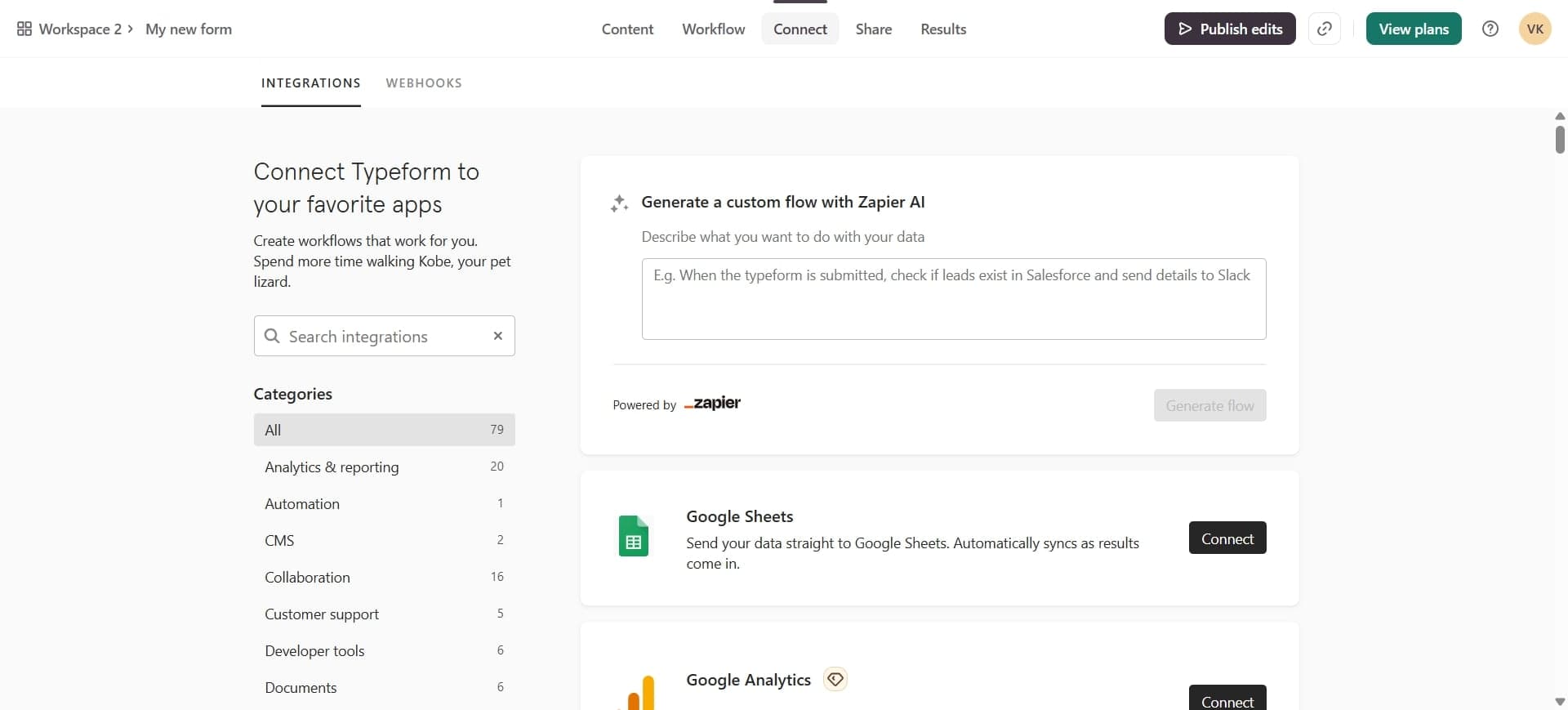 Access the notifications settings