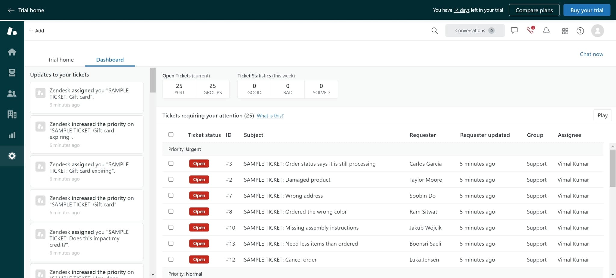Navigate to the next section