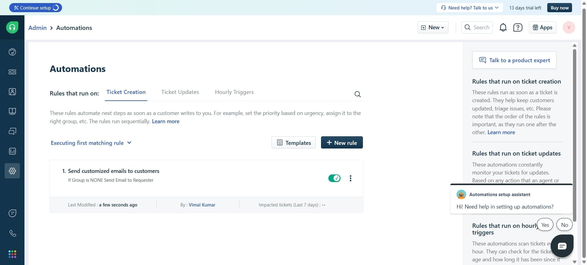 Review and adjust rules regularly
