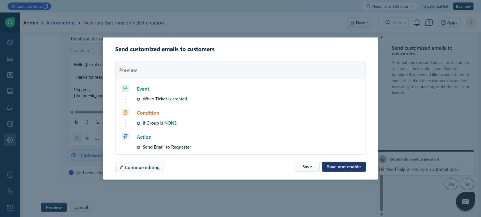 Monitor automation performance
