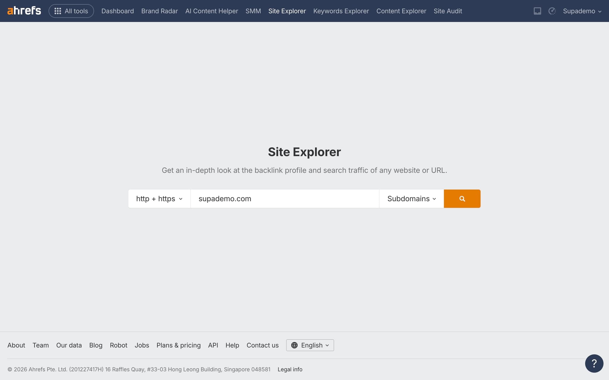 Add domains to disavow list