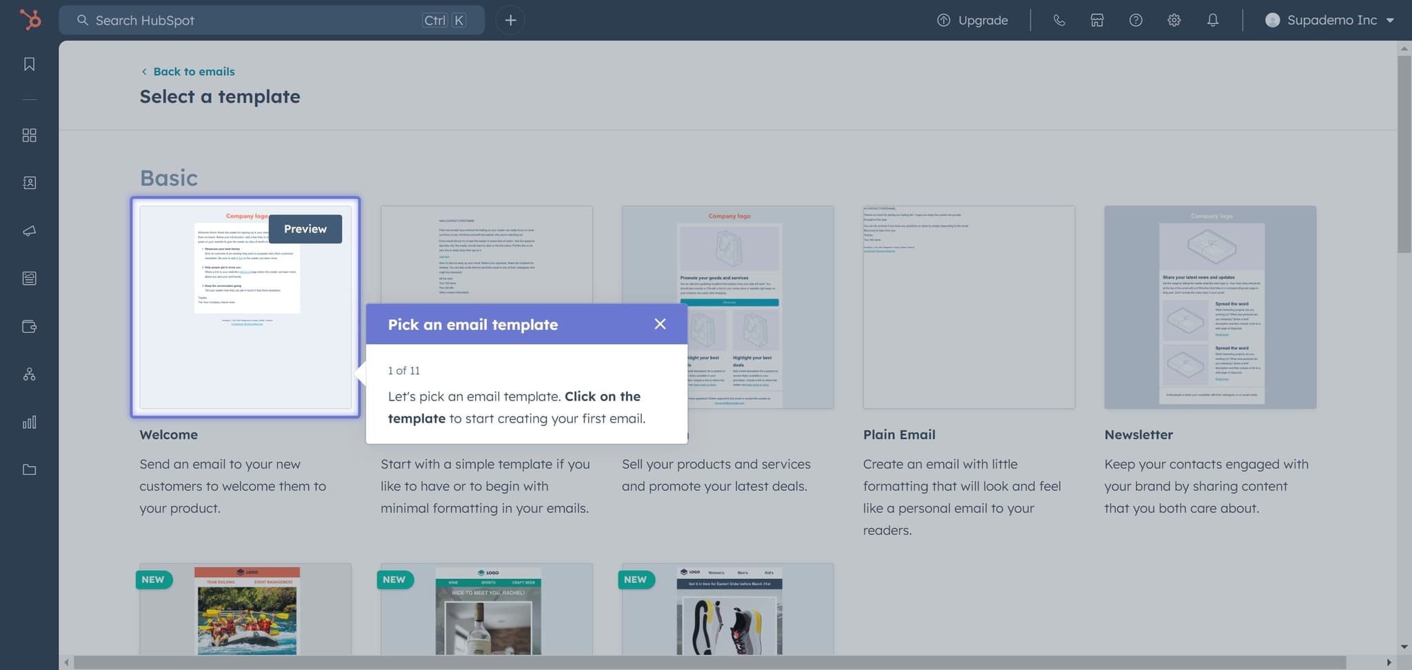 Proceed to the editor