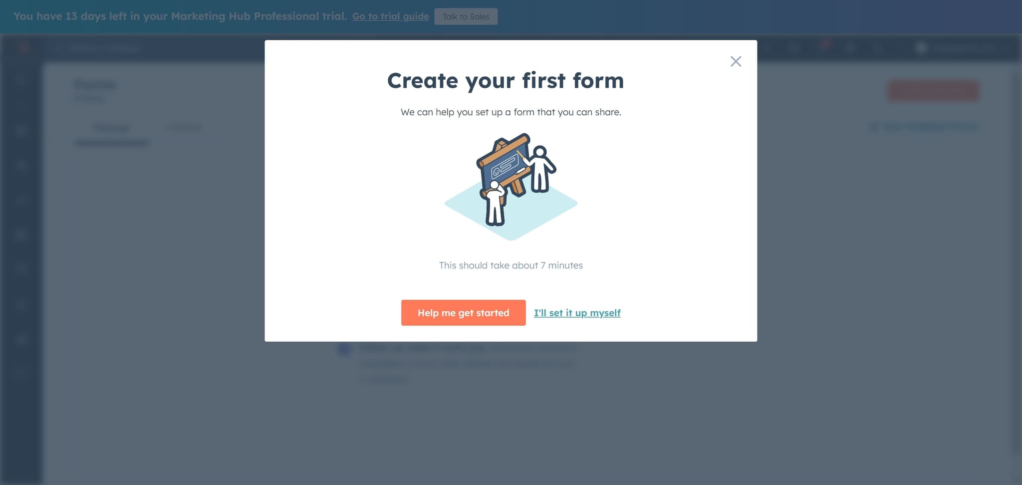Select Manual Setup Option