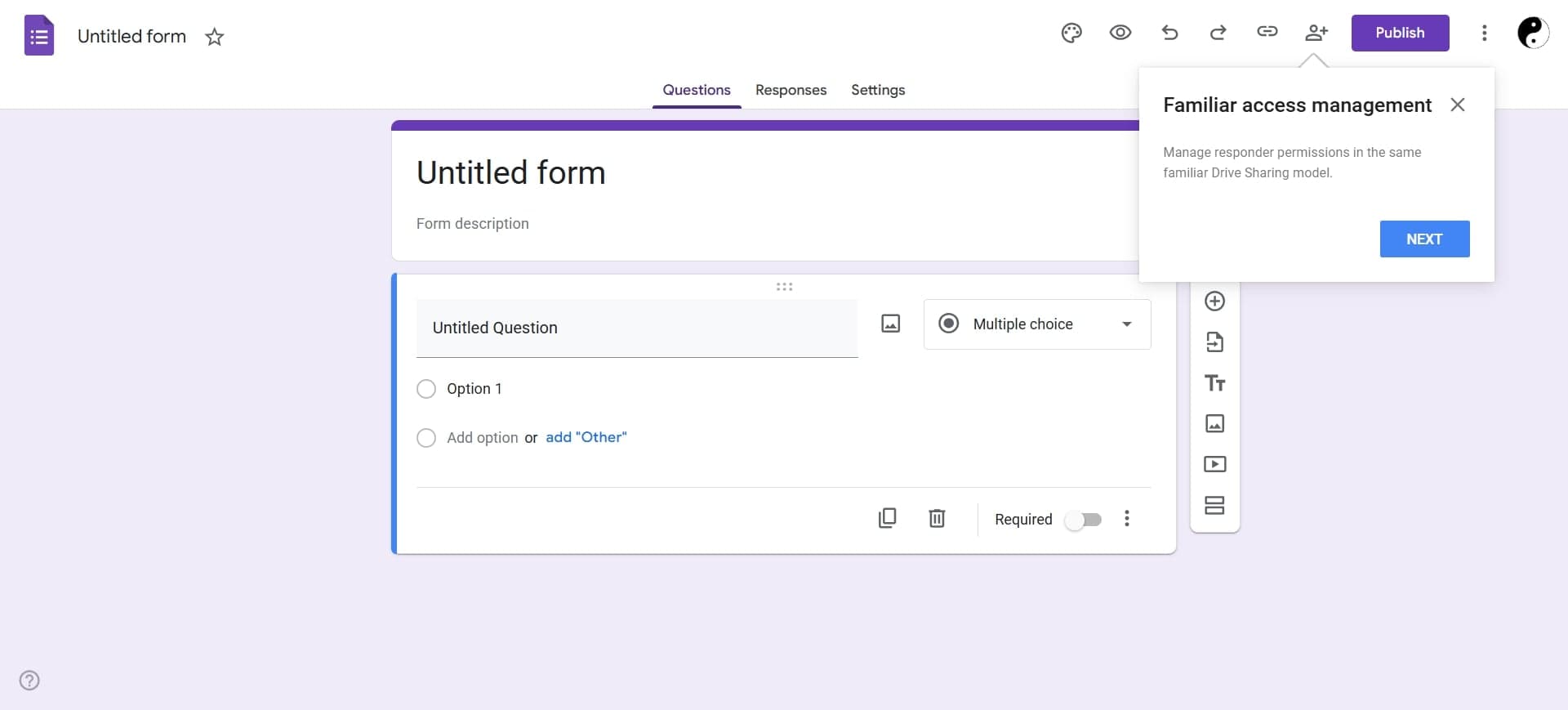 Add a Form Description