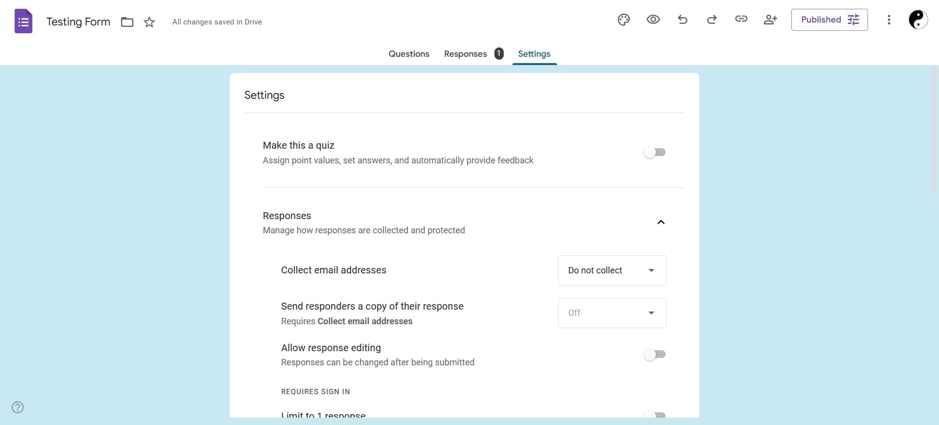 Customize form appearance