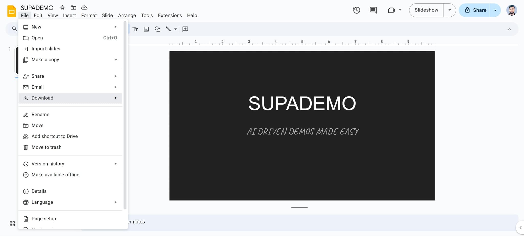 Choose the format element