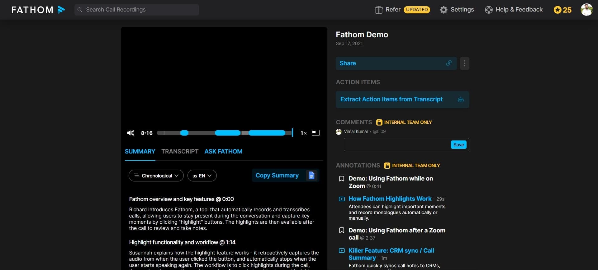 Locate the follow-up email option