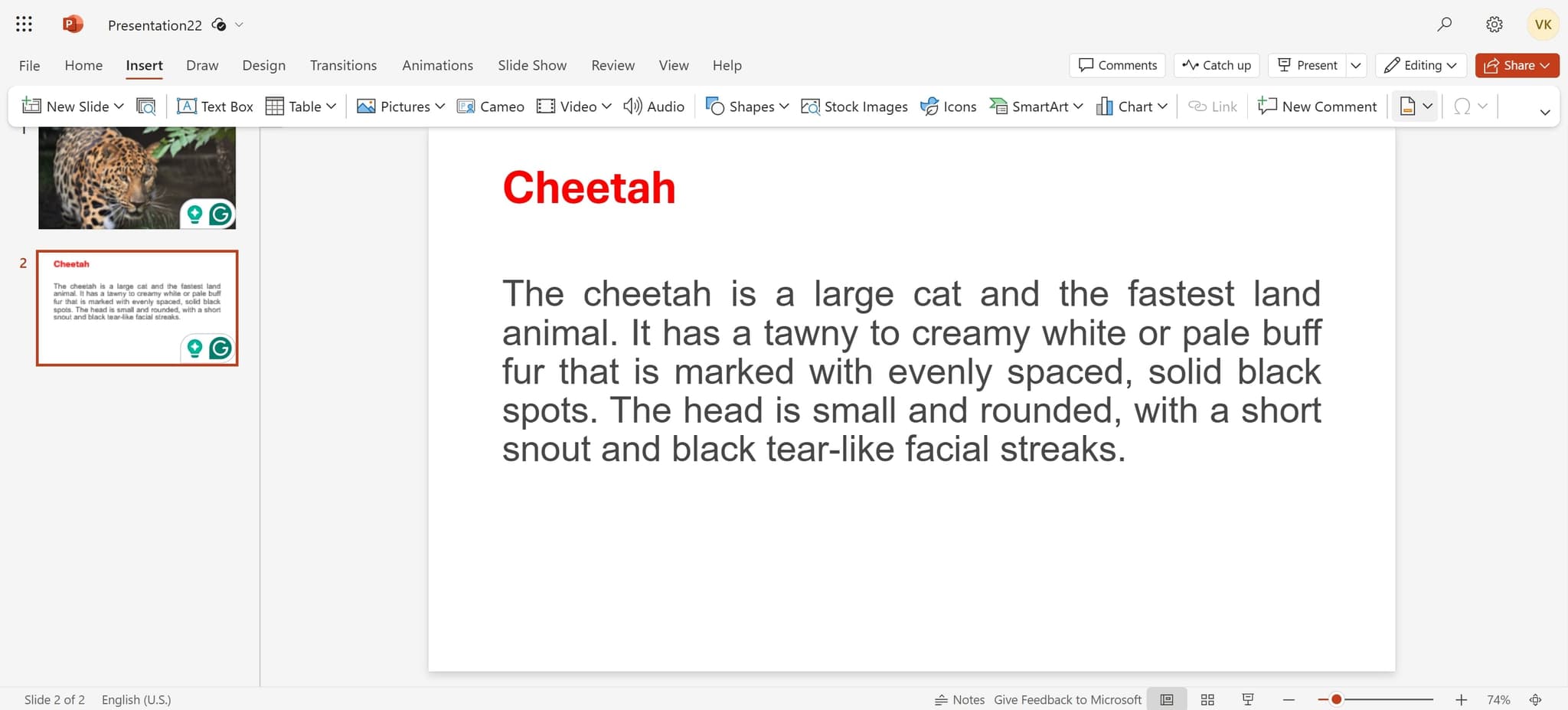 Locate the Header & Footer option