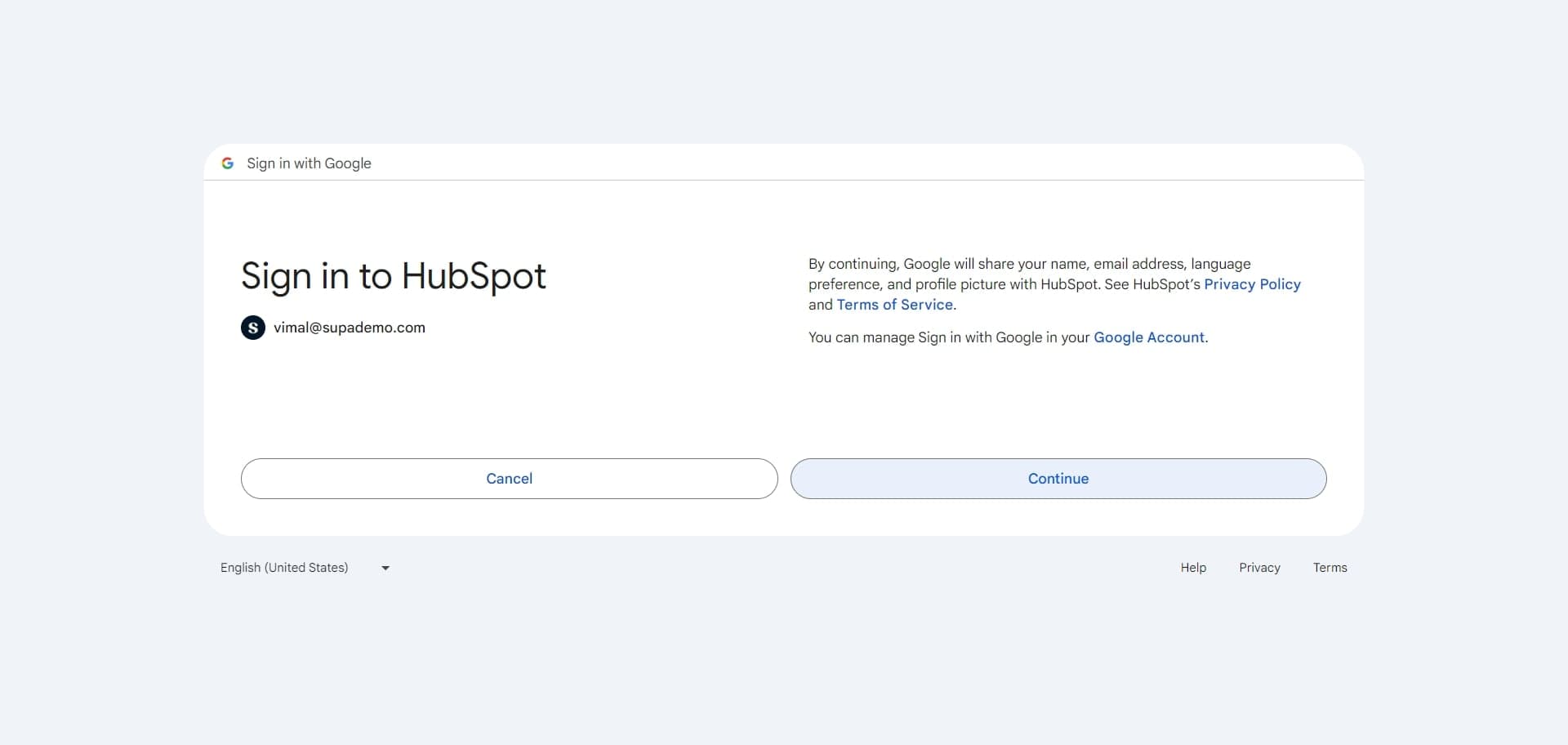 Grant HubSpot permissions