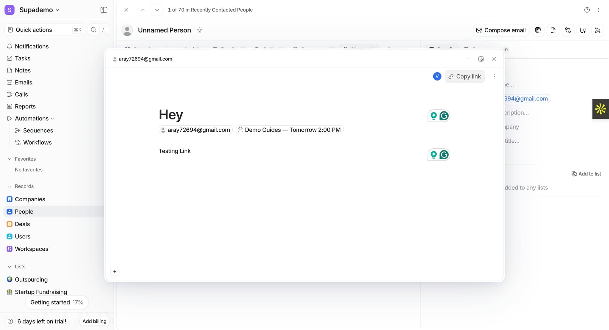 Set visibility or access permissions