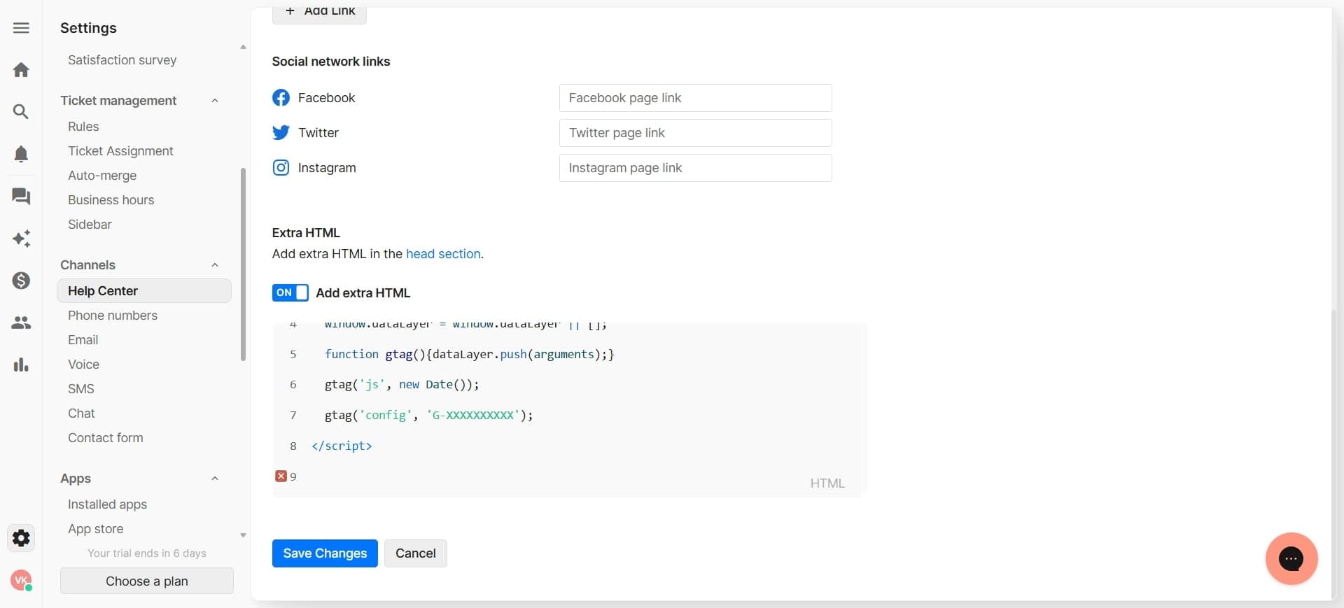 Input your measurement ID