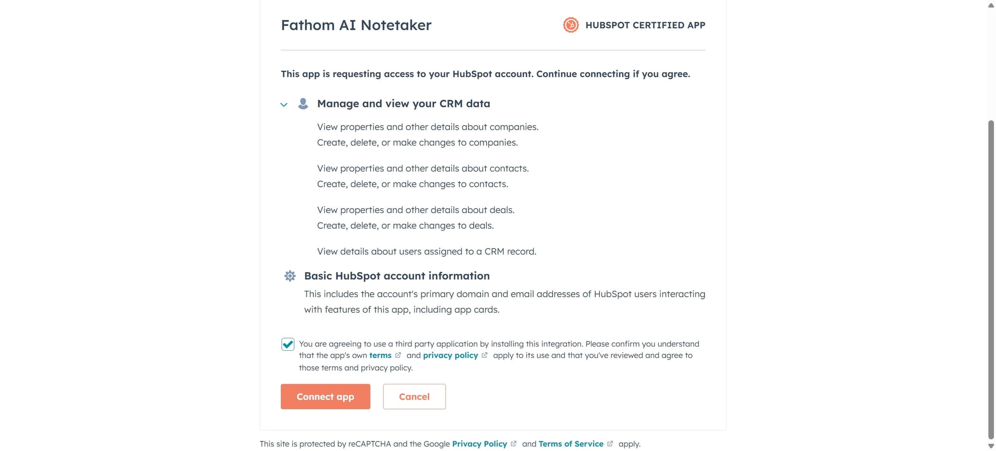 Complete and verify the integration