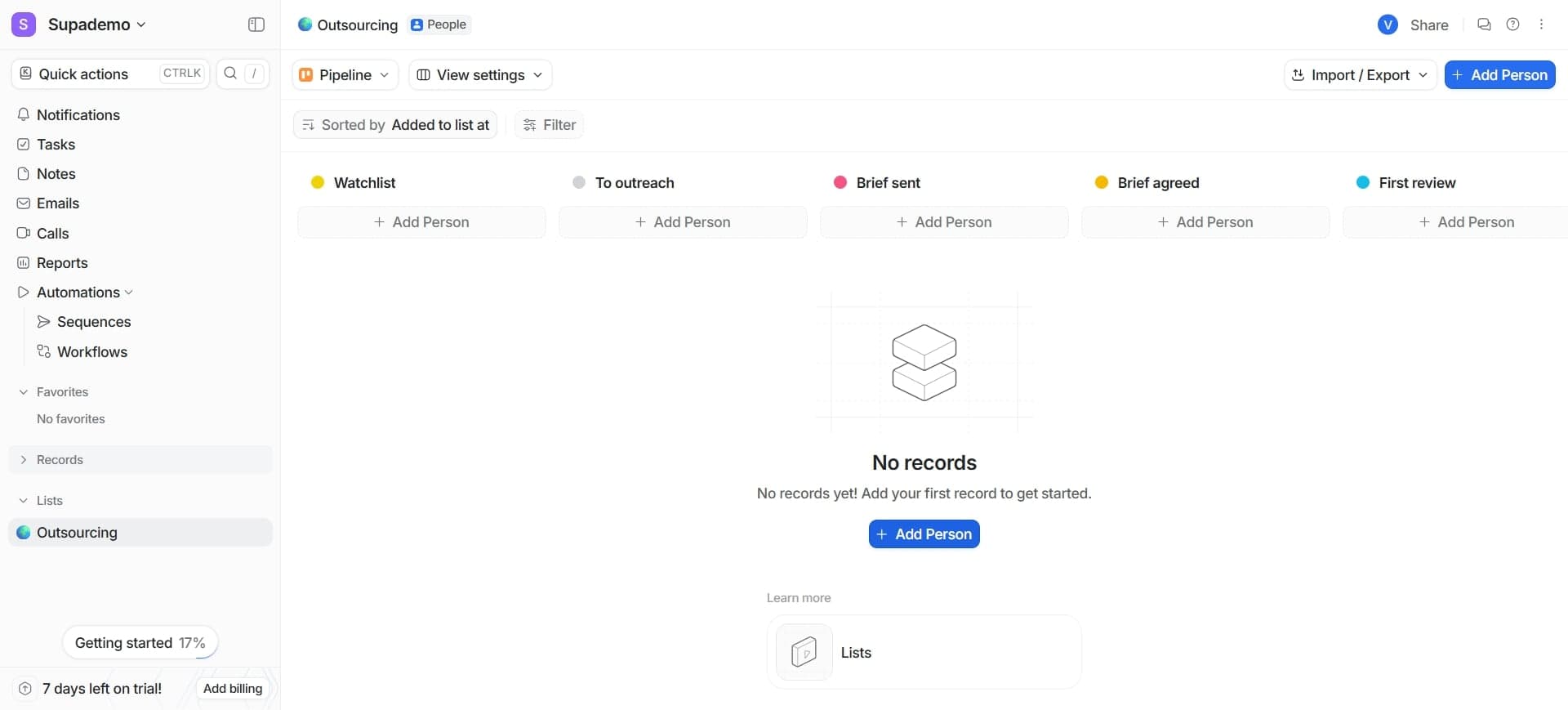 Configure column visibility