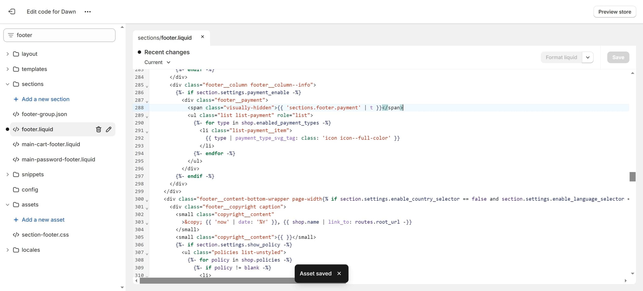 Finalize the Footer Update