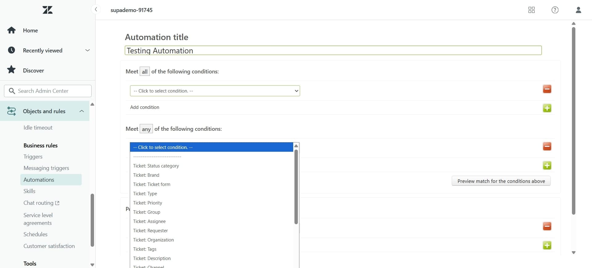 Configure advanced options