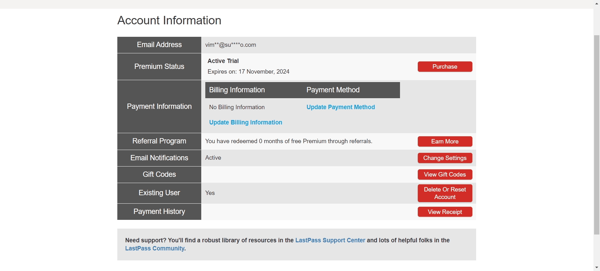 Locate the delete button