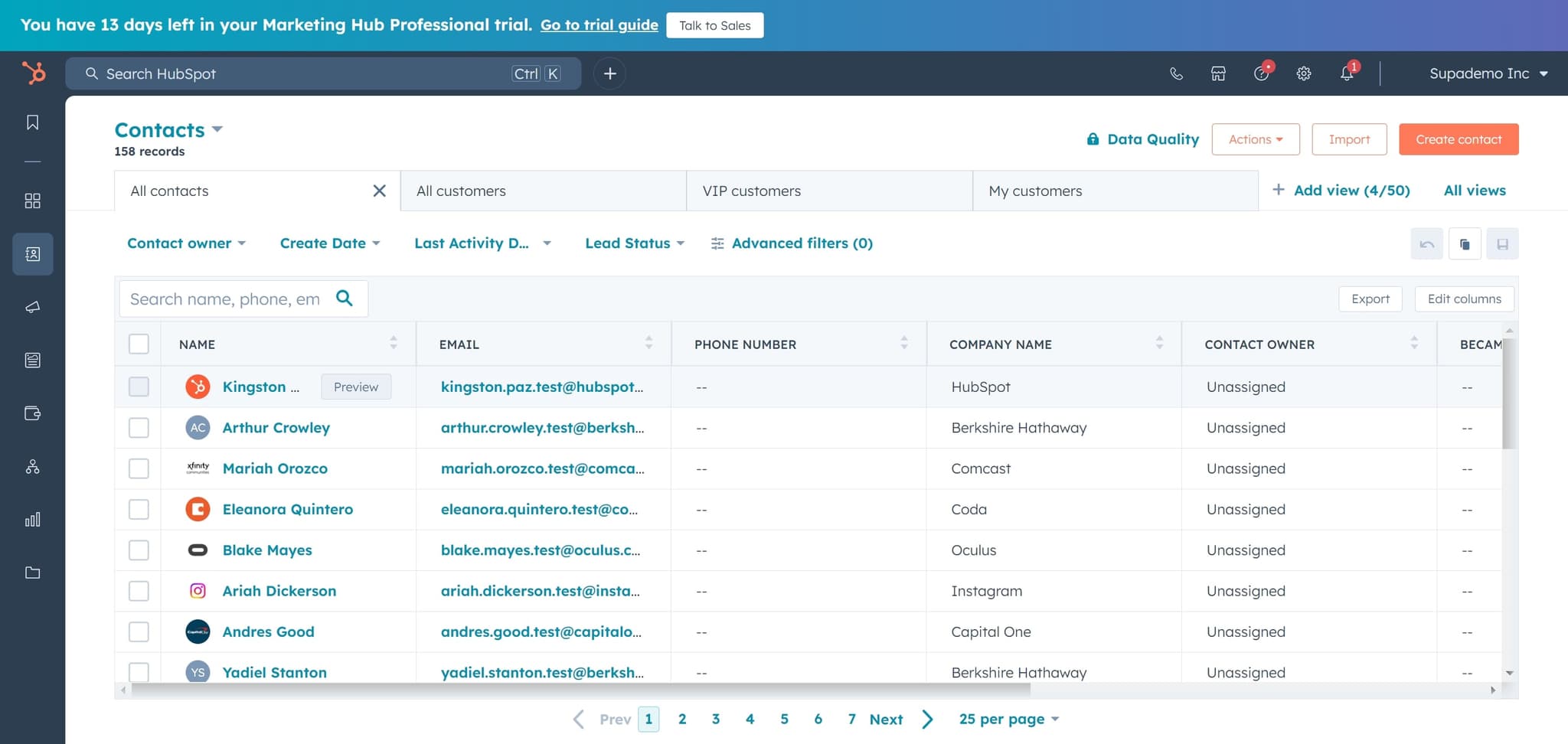 Select Contact Record