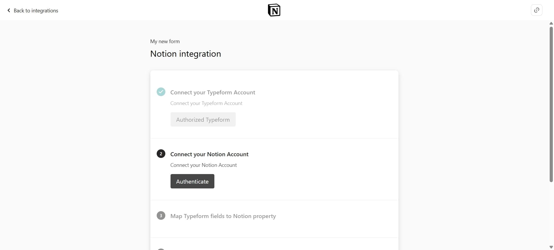Map form fields to database properties