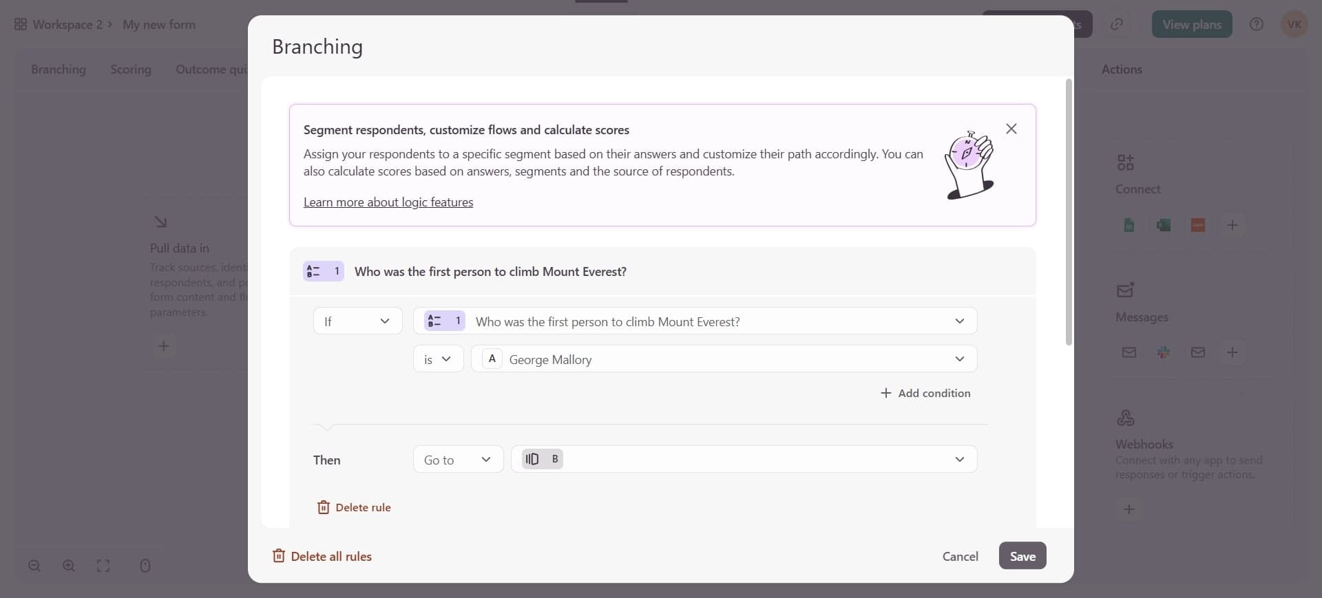 Add a calculation field to your form