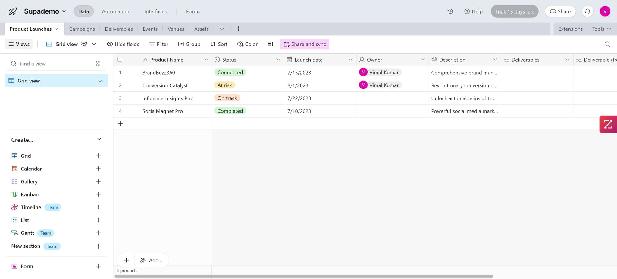 Access your Airtable base