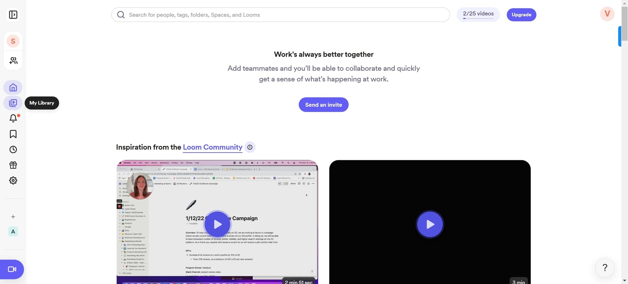 Navigate to editing options