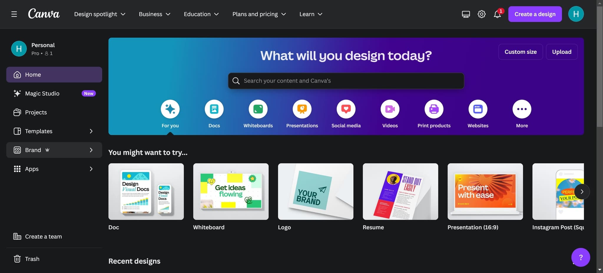 Navigate to Brand Section