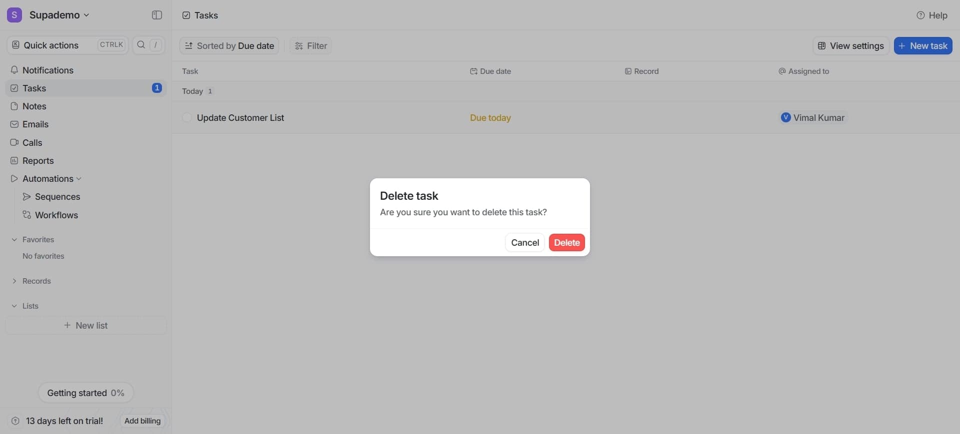 Save and deploy the object