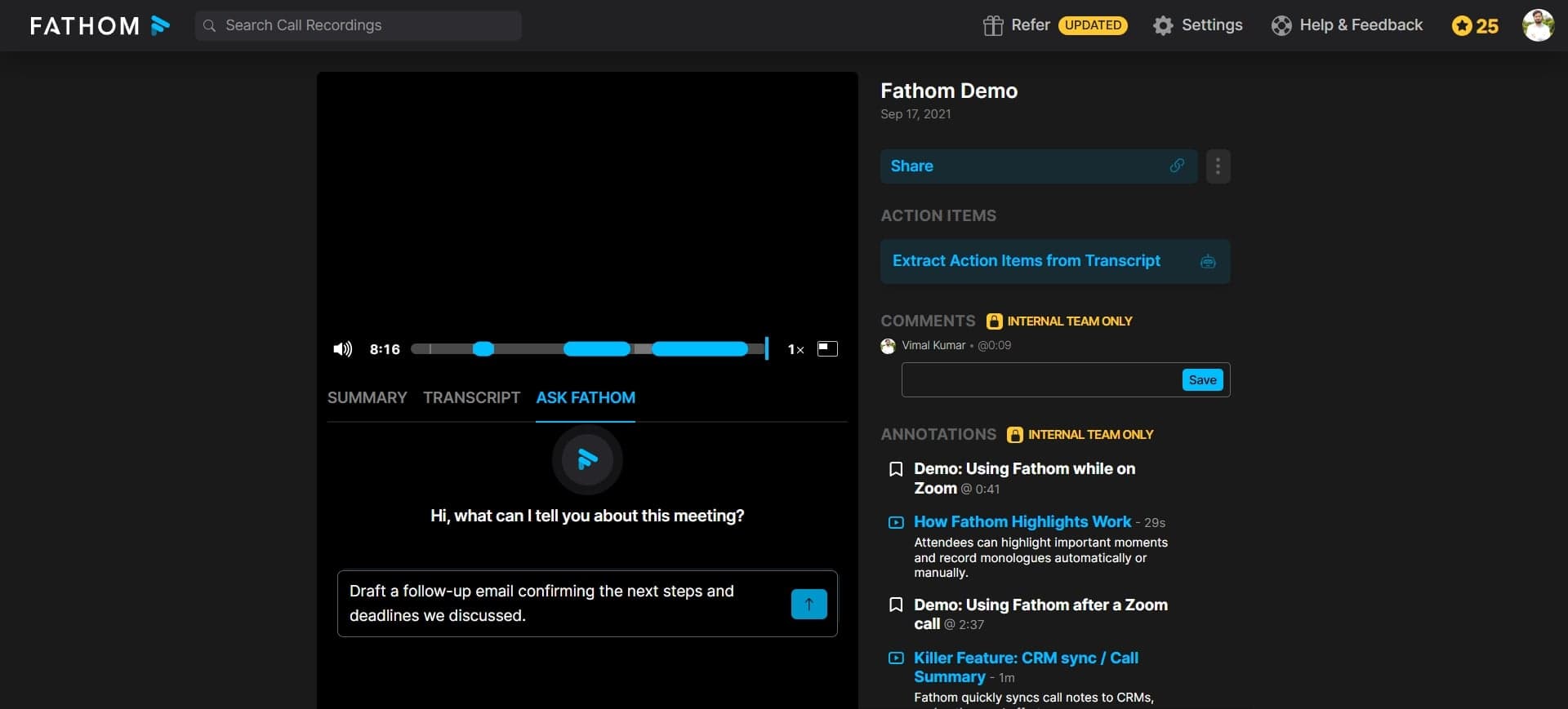 Send or schedule your follow-up