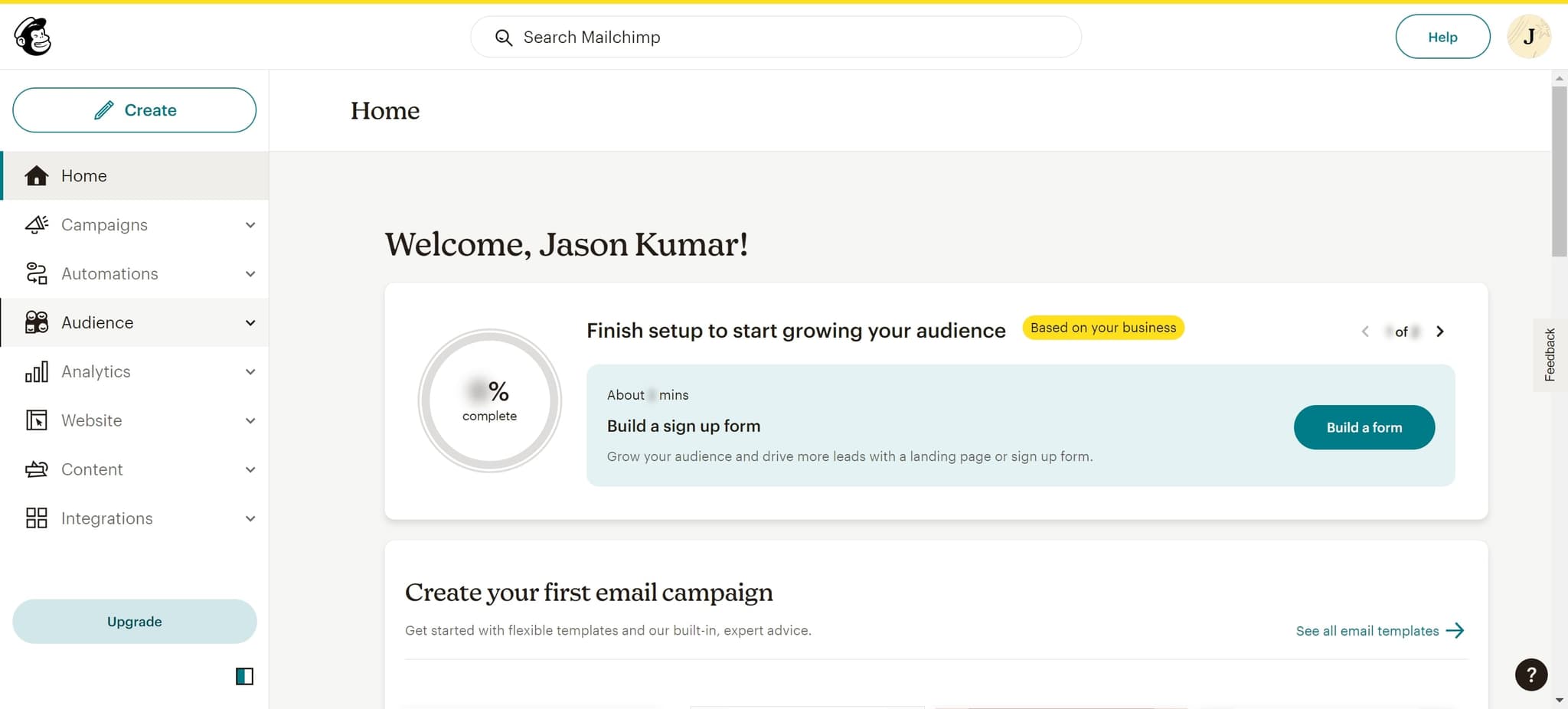 Navigate to Audience