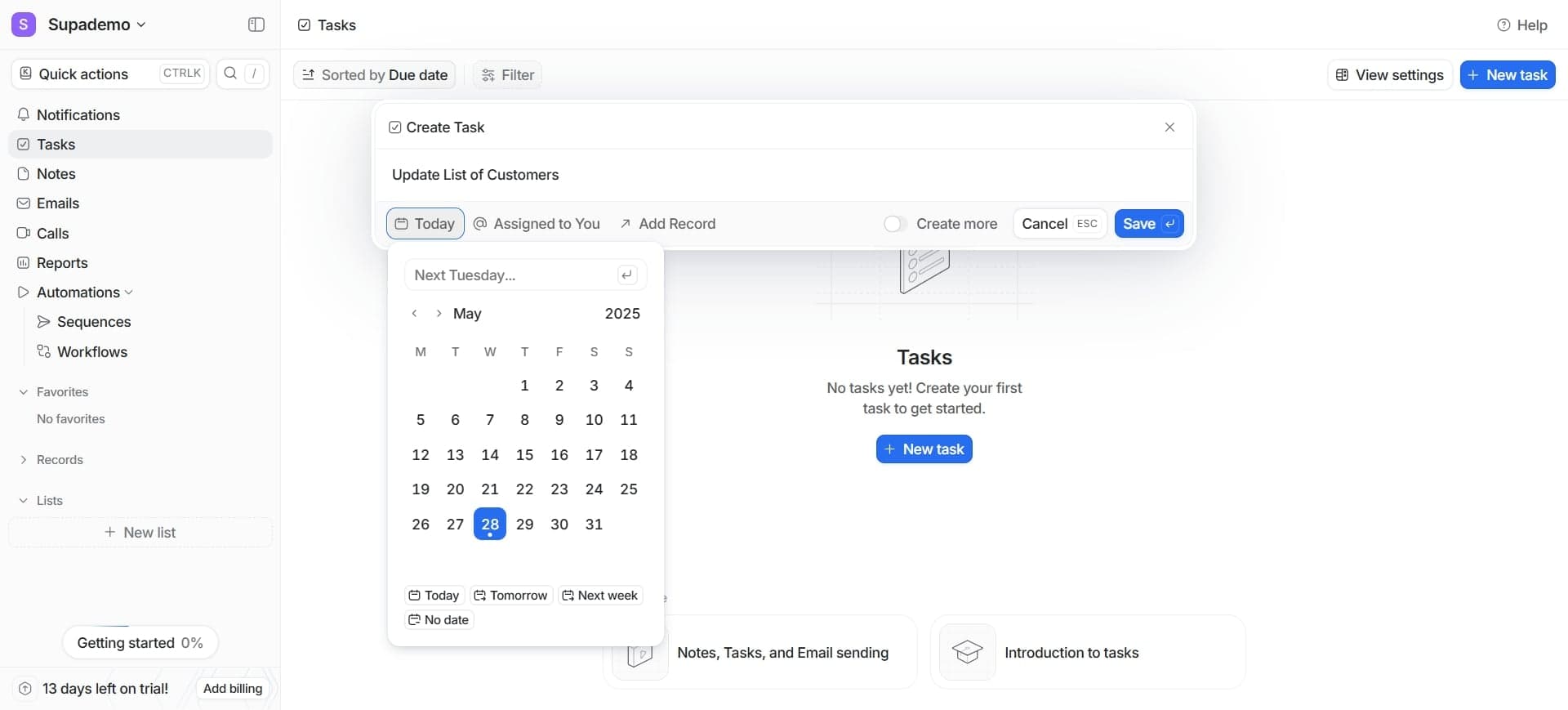 Add custom fields to the object