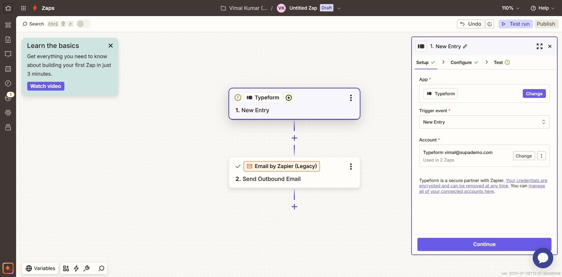 Select notification frequency