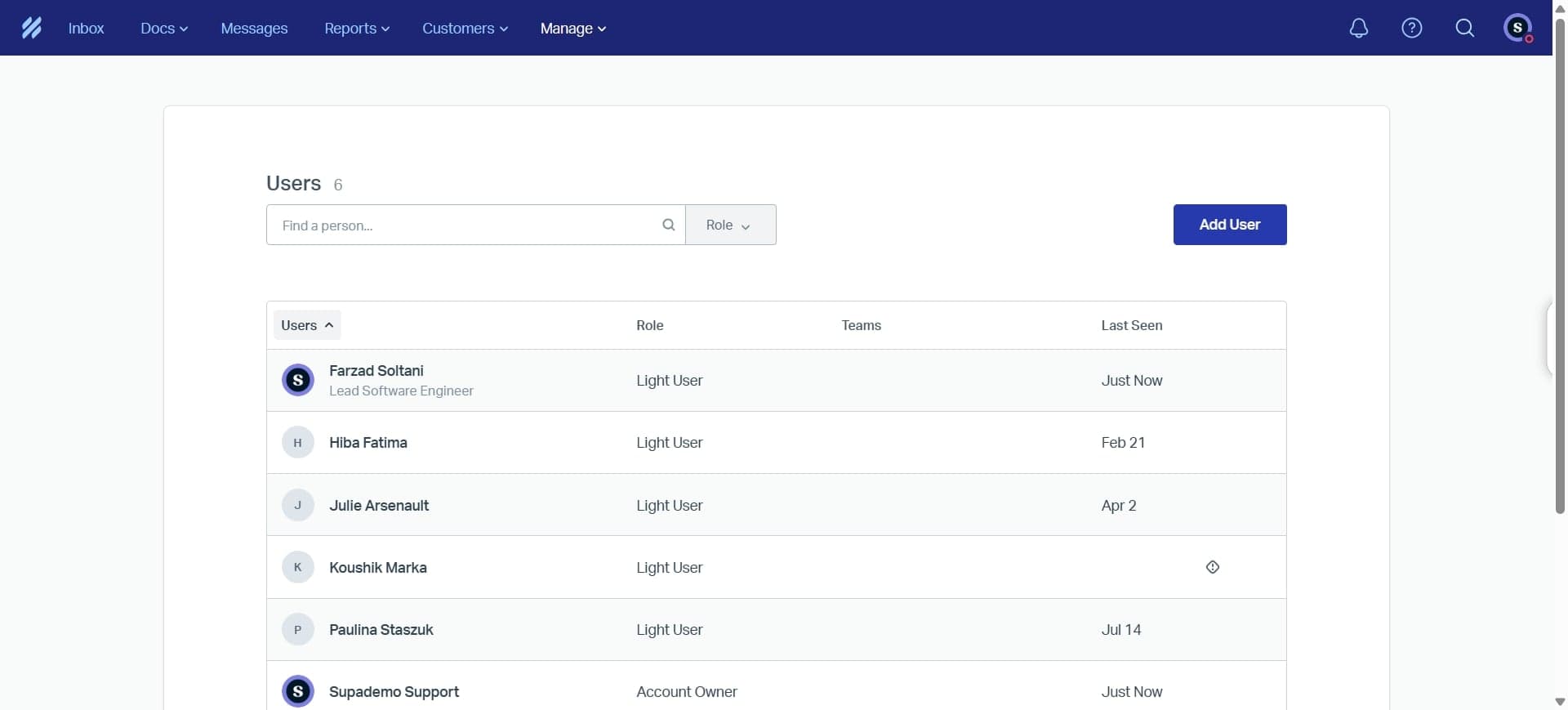 Enter member email address