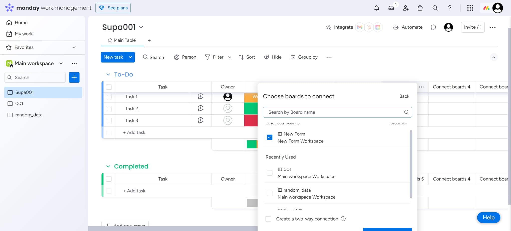 Confirm your selection