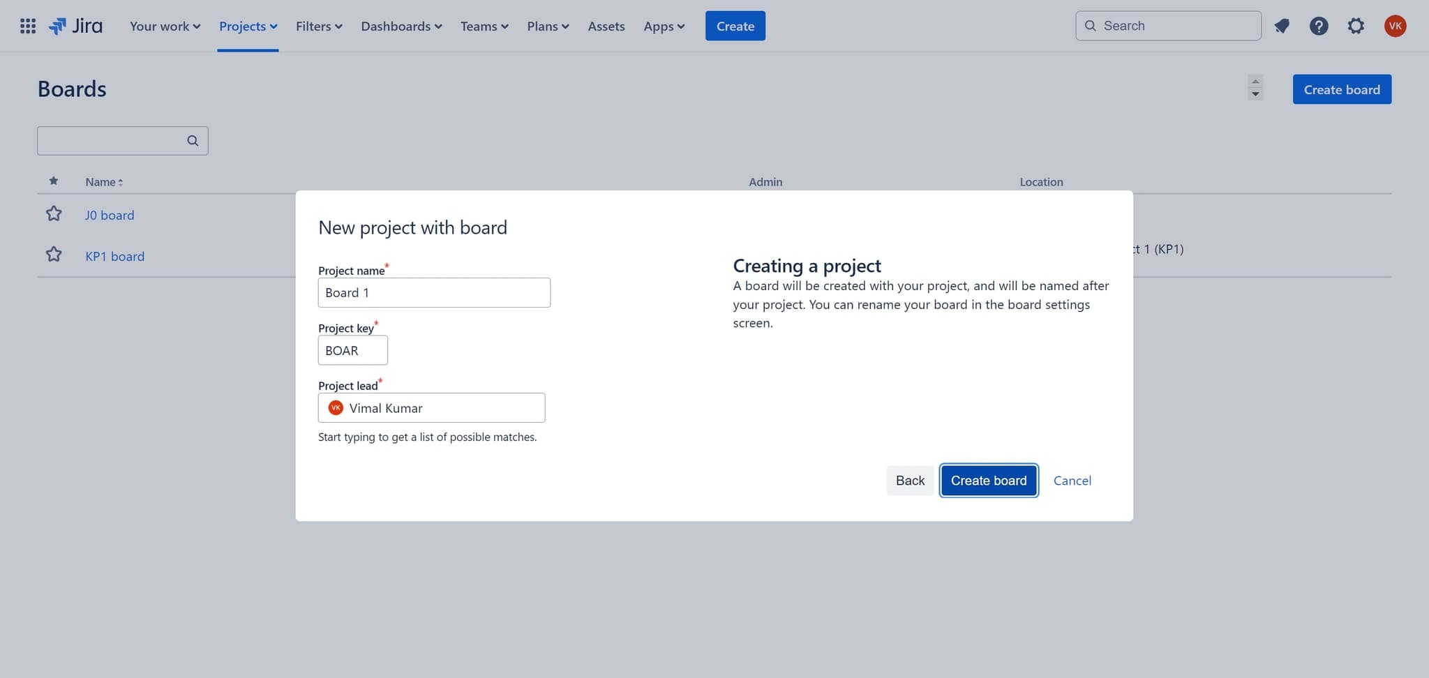 Finalize Board Creation