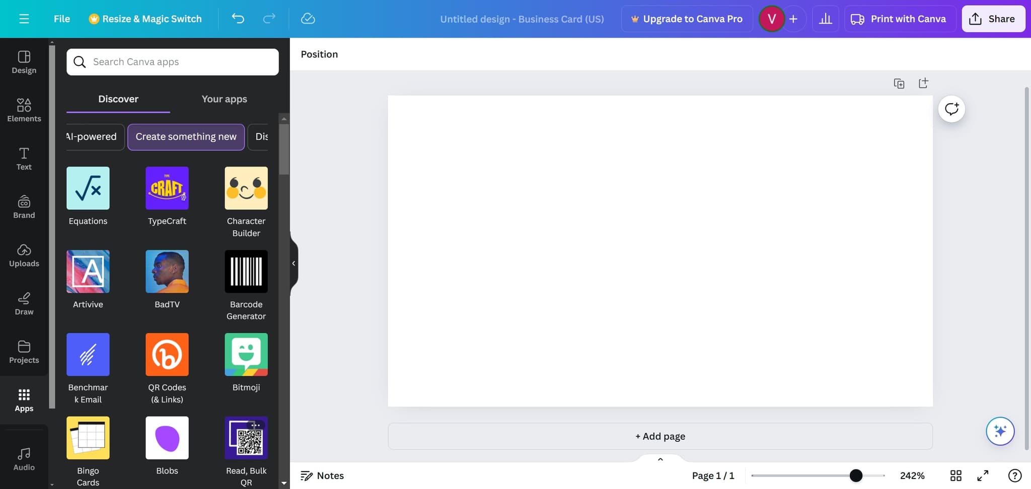 Click on the designated location