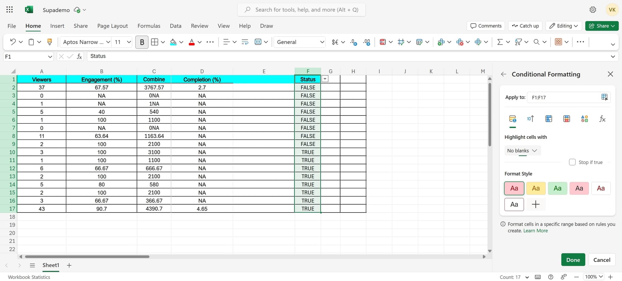 Select the rule type