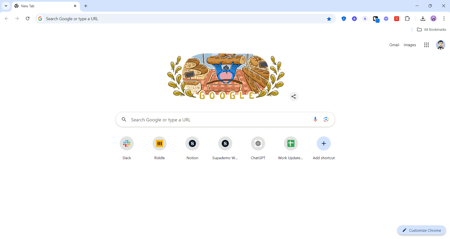 Open Chrome settings