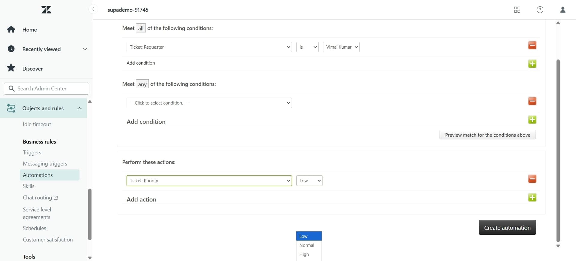 Review and test the automation
