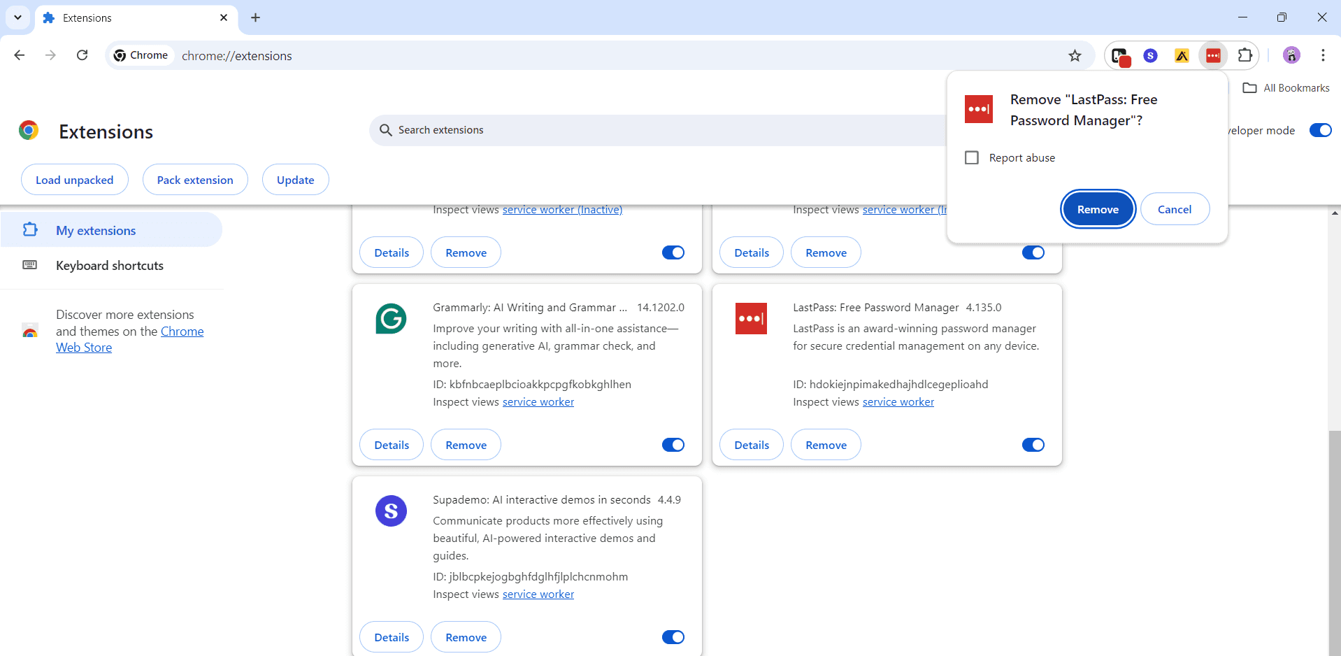 Verify Uninstallation